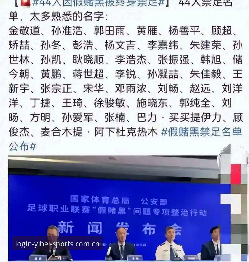 中国足协第三批禁足名单出炉，17人终身禁赛的3大警示意义
